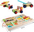 34-Piece Wooden Carpenters Toolbox Toy